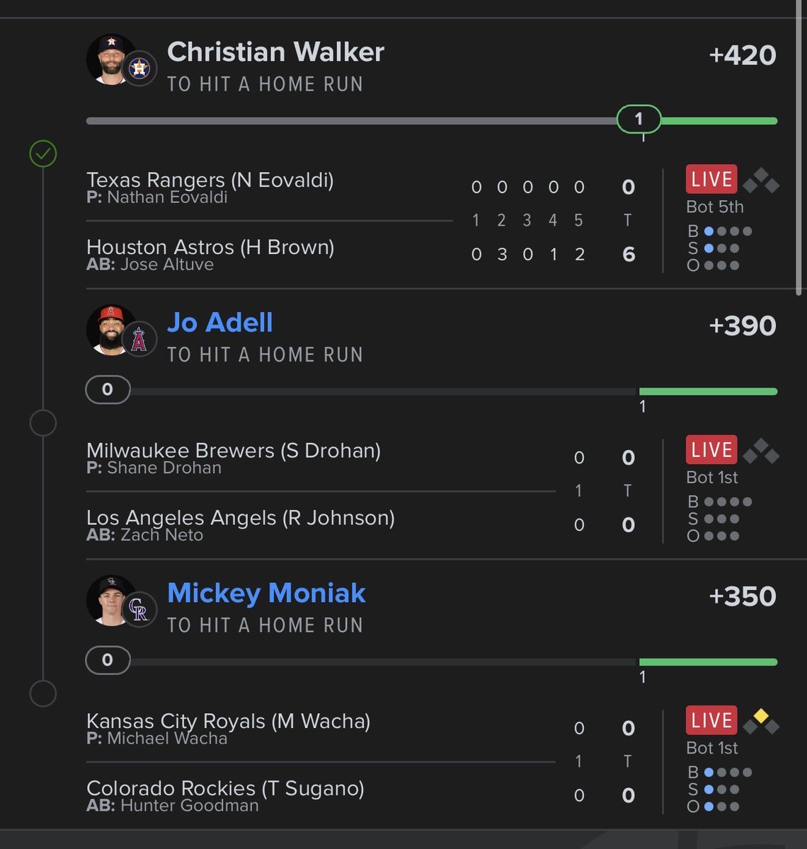 maxistheplayer's tweet photo. @MLBHR @BetMGM https://t.co/3iPJr0i0JS