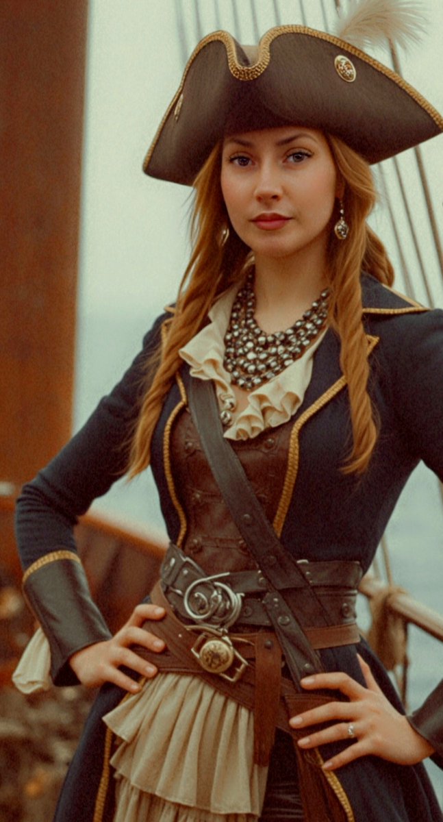 PandarasPaws's tweet photo. #PrincessPandara is Just as #Fierce & as Feared Across the #SevenSeas as She is in the #Sky when Riding Her #Dragon. 🐉⚓
#AIFantasy #AIGirl #GoddessWorship #DragonQueen #PiratePrincess #FYP https://t.co/8BQFx26Kh6