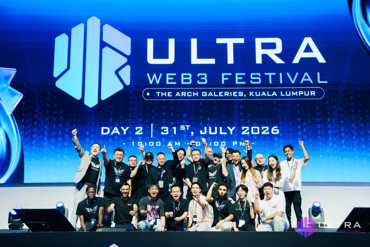 alvinfoo's tweet photo. That’s a wrap on ULTRA Web3 Festival KL 2026! 🚀

What an incredible two days it has been.

From thought-provoking discussions on the future of AI and Web3 to insightful keynotes, engaging panel sessions, startup showcases, and countless meaningful conversations, ULTRA Web3 Festival Kuala Lumpur has exceeded all expectations.

More importantly, this event wasn’t just about technology, it was about bringing together founders, builders, investors, enterprises, developers, policymakers, and innovators who share a common vision of shaping what’s next.

A heartfelt thank you to all our sponsors, speakers, partners, exhibitors, volunteers, media, and every delegate who joined us. Your support, expertise, and enthusiasm made this flagship event a tremendous success.

Together, you’ve helped establish ULTRA Web3 Festival as one of the region’s growing platforms for meaningful conversations around emerging technologies. This is only the beginning.

As AI and Web3 continue to converge and redefine industries, we remain committed to creating a platform where ideas become collaborations, collaborations become innovations, and innovations shape the future.

We’re already looking ahead to an even bigger and better ULTRA Web3 Festival next year.

Until then, we’ll continue our journey of bringing the very best in technology, innovation, and thought leadership to the community in the months and years ahead.

Thank you for believing in the vision.

See you in 2027. 🚀

@UltraWeb3Fest