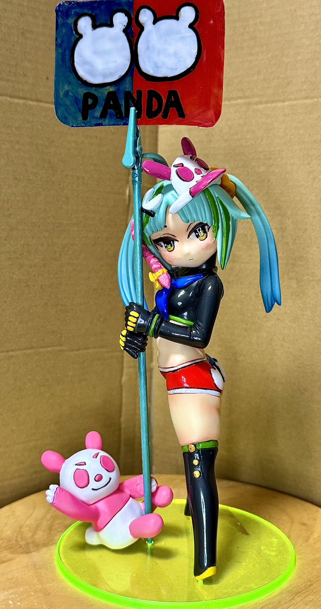 tokiti's tweet photo. 過去のグリパンキャラクターのガレキも持ち込みます。パンダ祭記念でBOOTH販売値段より価格を下げて販売予定
在庫のみで再生産の予定もないのでお祭りのお土産にどうぞ。 https://t.co/1dHiBDyOIp