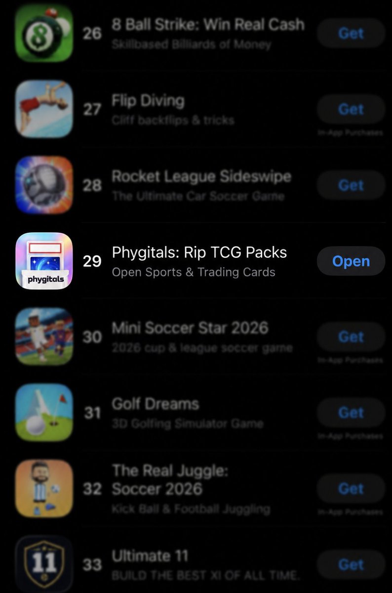 phygitals's tweet photo. 🚨 BREAKING:

Phygitals has officially landed as the 29th most downloaded app in the @AppStore after 10 hours!

Just wait for our next few updates... 👀

Download link below ⤵️ https://t.co/Zjk6fdogij