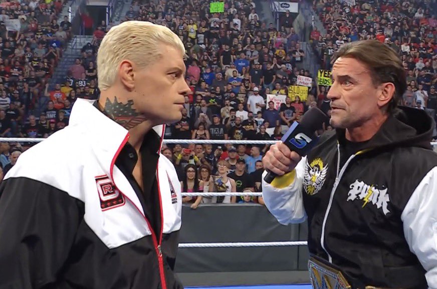 FadeAwayMedia's tweet photo. “WHAT WAS I SUPPOSED TO DO? BE LIKE THISE PISS-BABIES IN THE BACK AND CRY ABOUT THE SAME PEOPLE BEING ON TOP” 

- CM PUNK 

OH MY GOD 

#Smackdown https://t.co/iJ0b9GuYzI