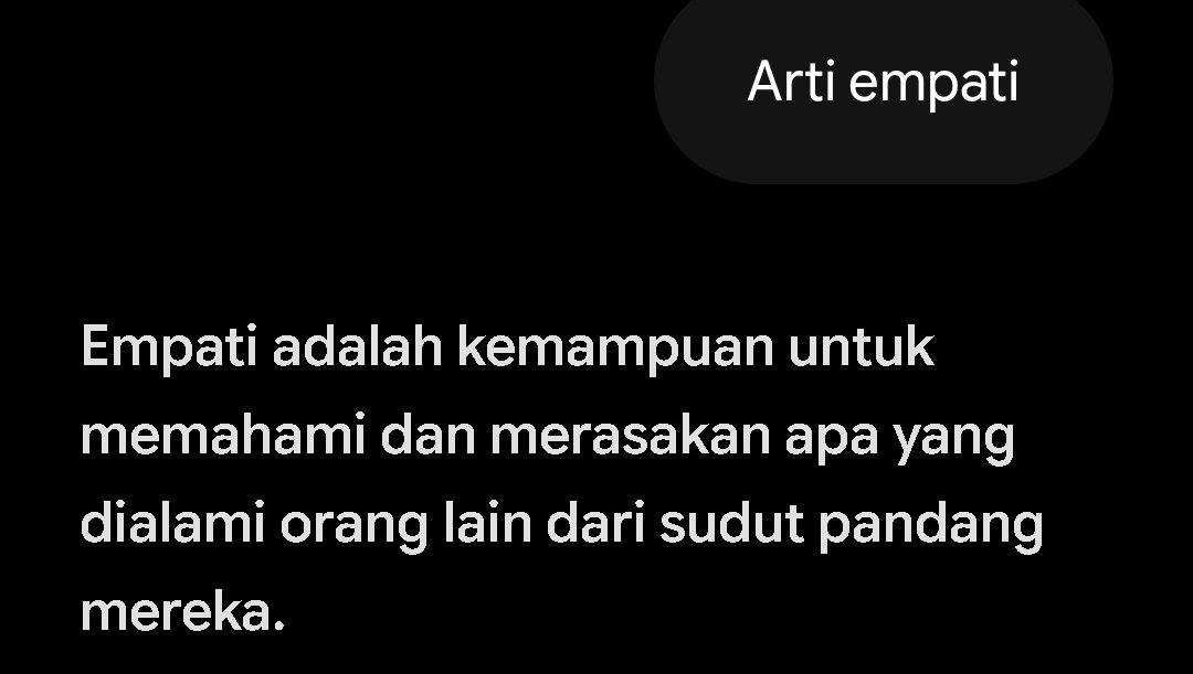 evanz_2010's tweet photo. @Aurehhh @Hidupsebagai62 Belajar dulu arti empati baru bacot... https://t.co/QFzTOLy99c