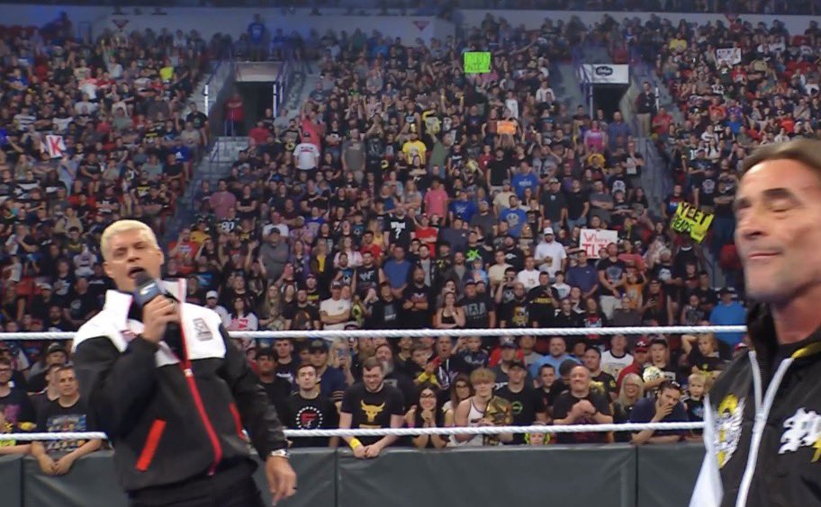 FadeAwayMedia's tweet photo. “Sami Zayn is a bench player talking like a starter” 

- Cm Punk 

#Smackdown https://t.co/tvqOm7jYVV