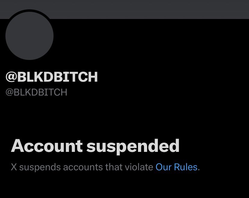 BLKDBlTCH's tweet photo. can you repost please my account got suspended 😔 https://t.co/qMcB1csDll
