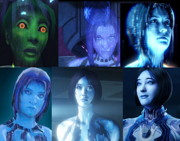 Art3misEntr3ri's tweet photo. So I decided to see if I can find how Cortana was modeled over the years.

For Halo 1,2, & 3 they used Egyptian Queen Nefertiti as a reference to create Cortana

For Halo 4 they used Paisha Coffey for her face and Frances Ingraham and Katrina Lee for her body. With Mackenzie Mason for the Mo-Cap.

Halo 2: Anniversary was Beckie King

Halo 5: Guardians was Paisha Coffey again.

Halo Infinite & Halo Combat Evolved Remaster was Jen Taylor who was also the Live Action model for the series in season 1.
Season 2 was Christina Bennington.

For Halo Campaign Evolved I can not find anything. No crediting. All I can find is they used an in-house digital sculpt built in UE 5.

All these great actresses, including the legendary Jen Taylor, and they use UE 5 to make Jermatana.