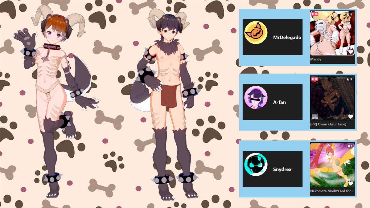 Jestar_2373's tweet photo. Traje disponible en el RE-Tuit y arte de ejemplos

Oc: @Marvadoz @Noone_koi @LUISGRTX99 @_Yukiko9 @Kashi_vt @MeganeThings 

Furras: Astarune (bepis)
#koikatsu #コイカツ #3D #OC #Femboy #Otokono #furry #furrygirls #furryart #ai #kemono https://t.co/UgTmQ45V9e