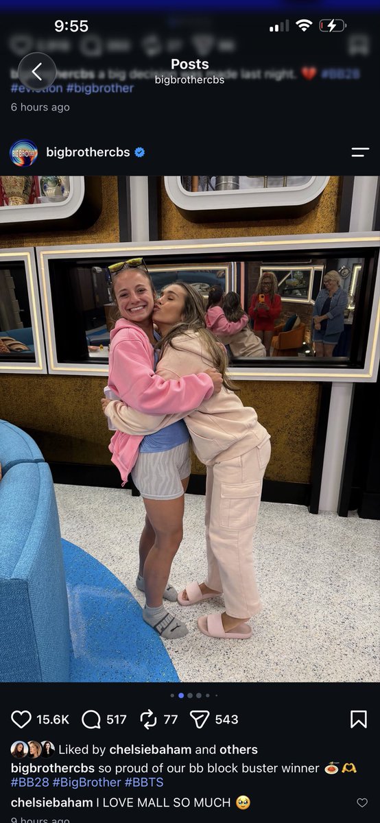 MyrandaPanda23's tweet photo. The mama energy in this reflection is actually really adorable 🥹 #bb28 https://t.co/sP4Zatkkr5