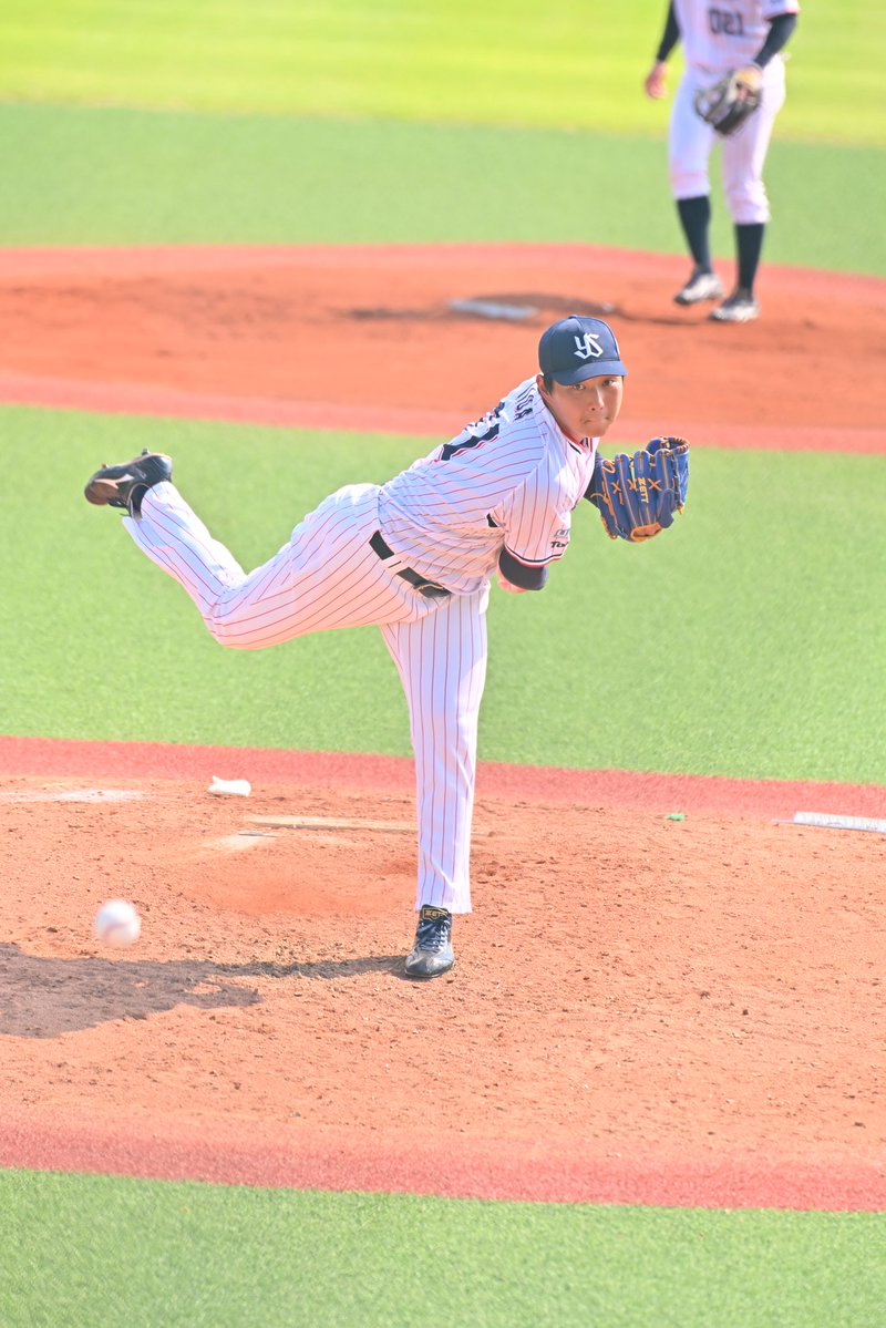 ciopmm's tweet photo. 2026.07.31戸田球場🏟️

📸飯田琉斗　選手

魂がこもった投球かっこいい！
吠える所も含めて熱男すぎて感激✨

#swallows
#飯田琉斗　選手
#スワローズ
#戸田球場 https://t.co/5DSXdVfIe7