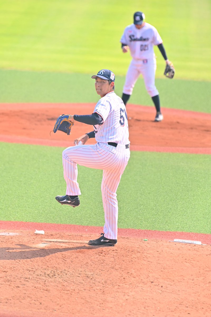 ciopmm's tweet photo. 2026.07.31戸田球場🏟️

📸飯田琉斗　選手

魂がこもった投球かっこいい！
吠える所も含めて熱男すぎて感激✨

#swallows
#飯田琉斗　選手
#スワローズ
#戸田球場 https://t.co/5DSXdVfIe7