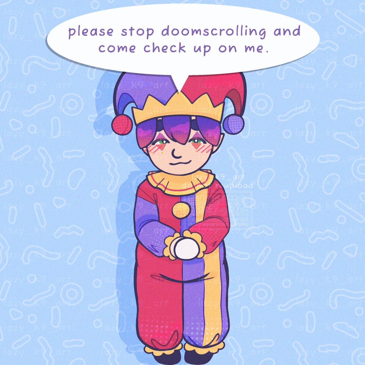 lazy_k9_art's tweet photo. Apparently miis know what doomscrolling is https://t.co/c8W2mnbUv4