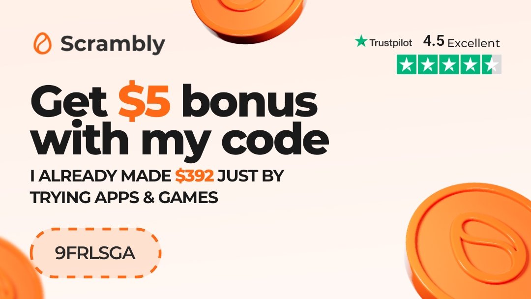 tytyw89's tweet photo. Join me on Scrambly and get a $5.00 bonus! Use my code 9FRLSGA or this link: https://t.co/6kox9wnevR https://t.co/DaklHzYn2z