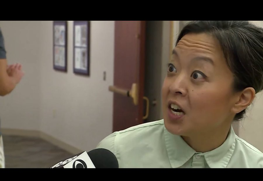 PeterBernegger's tweet photo. Francesca Hong was diagnosed with 1) bipolar disease, 2) had a mental breakdown, 3) was placed in psychiatric hospitalization, 4) did self-harm by cutting, and 5)  experienced a lithium overdose. My source: Francesca Hong in a 2023 interview. Her own words. She is running for Governor in Wisconsin (D). @DavidCCrowley @TomTiffanyWI @joeltbrennan @VickiMcKenna @DanODonnellShow @TiffanyWarRoom @RegJoeShow @JayWeber3 @EricLDaugh @EmeraldRobinson @DanEastman2023 @doranchad @bgalsWI @MattWhitlock @amuse It's always in the eyes....