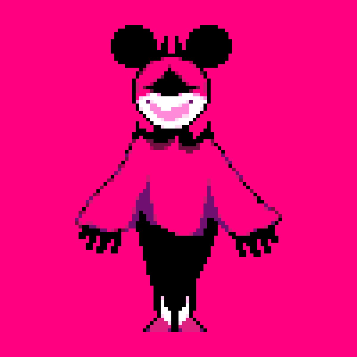 Zeonuz's tweet photo. Blossom - Darkner Character 🙇🎨⛩️🖌️ 
#DELTARUNE #art #Pixelart https://t.co/tmAia4dYKC