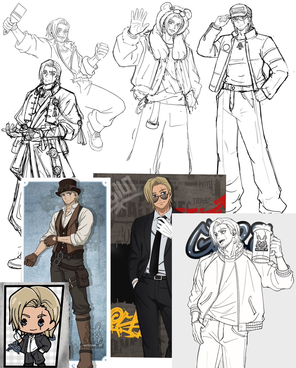 Mochibunni_art's tweet photo. I lost track of my WIPs’ number… I need to lock in now…
#grisrubion #gachiakuta https://t.co/mcEvkmreQx