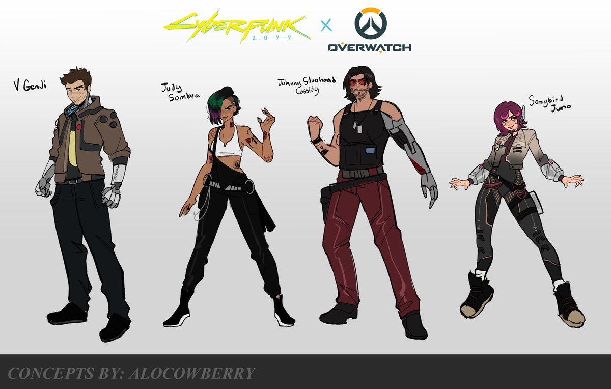 alocowberry's tweet photo. please god. oh my GOD PLEASEPLEAE PLEASE... PLS OVERWATCH YOU KNOW YOU WANT TO SO BAD

[ #cyberpunk2077 #overwatch ] https://t.co/HRvrKgfBHn