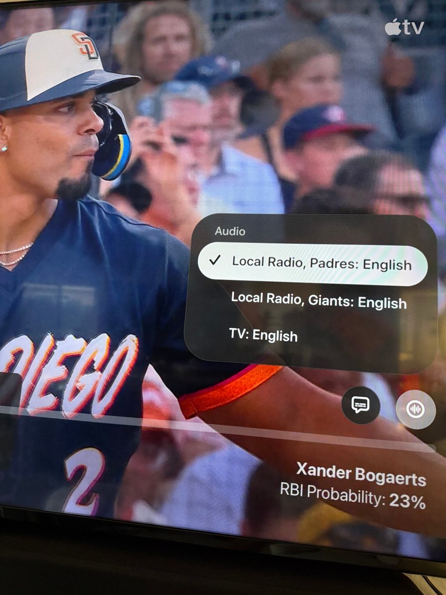 Snake__Plisken's tweet photo. Friendly reminder for apple tv broadcasts https://t.co/zWSV044uVg