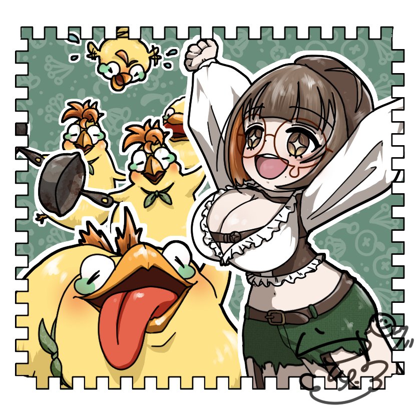L4puman's tweet photo. 💛💚🩵❤️🩷🤎

#トリキノコアート https://t.co/2CFRgfsBck