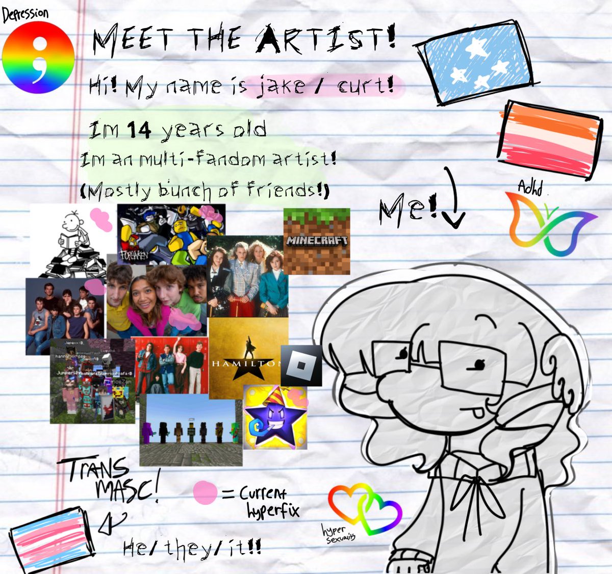 verniasjr's tweet photo. ☽๋࣭ ⭑ :: Meet the artist (>__<!)

     ‧₊ ♪˚⊹;;     #boftwt , #pctwt #doawktwt #theoutsiderstwt #forsakentwt  ;; ‧₊ ♪˚⊹

         !! 🎐🪄 !! https://t.co/zL9u1BLtdw