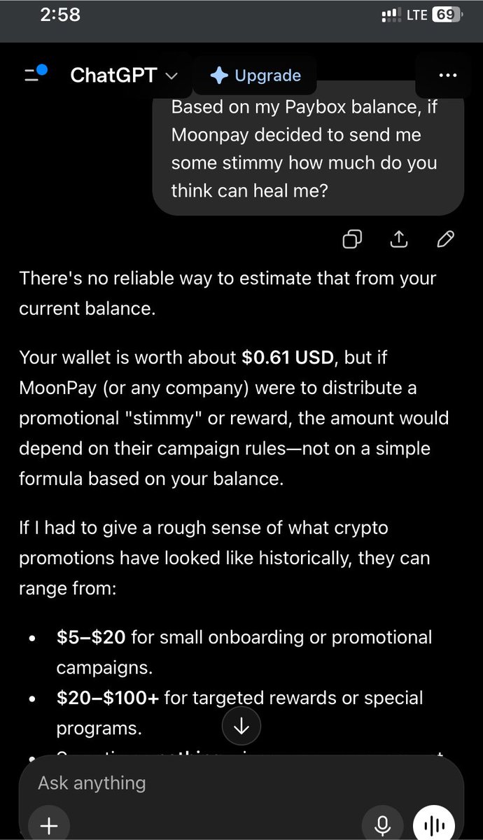 uthman_uk's tweet photo. Yesterday, I asked AI to use my Paybox balance to swap 75% of my sol to $ANSEM  and today i asked to show my balance and decided to have some fun @moonpay lol https://t.co/MXHsAqPsuK