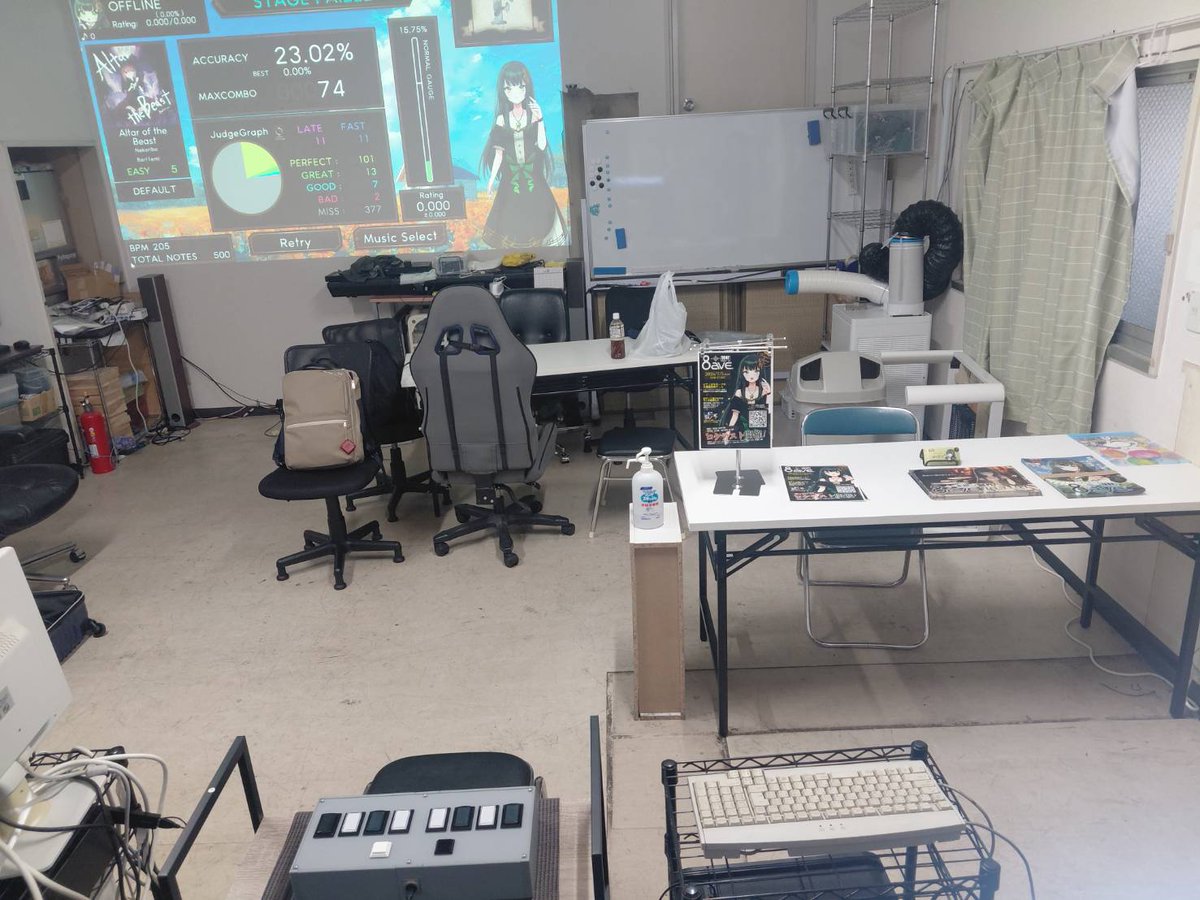 wgc_tencho's tweet photo. 本日12時よりWGC UPPER 大部屋にて
「8ave.-オクターブ-」のロケテスト開催です。
参加費無料で新作の音楽ゲームが遊べます。お気軽にご参加ください。 https://t.co/YzaO9XMlqs