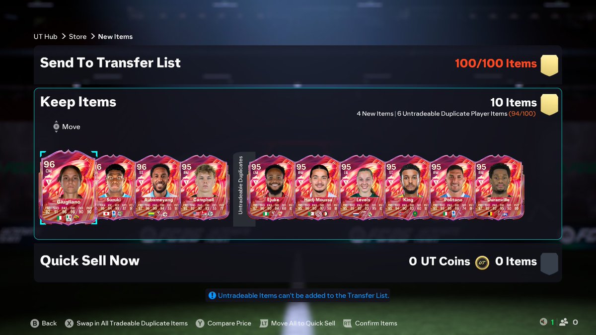 oskarsmit_'s tweet photo. 14-1 rewards.
Get kicked off Ultimate Team whilst winning 6-2 in the 15th game, and I get the loss as they've always done, which I think they need to change to: if you're winning by 3+ goals and you DC, you don't get the loss or the win. https://t.co/C8rvqwZqql