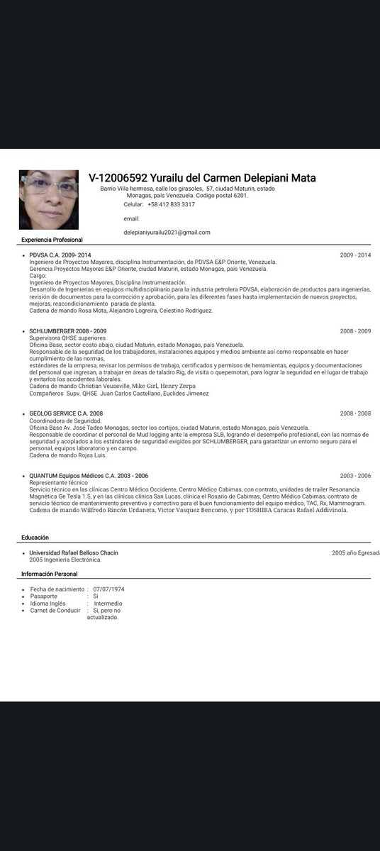 YurailuM's tweet photo. Solicitando empleo en la industria petrolera agosto 2026 https://t.co/ndzs9MuD9d