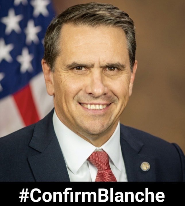 Scavino47's tweet photo. 77 Former Department of Justice Officials: “His exemplary record as Deputy Attorney General — and now as Acting Attorney General — demonstrates he is the right man for the right time… We firmly believe the Department of Justice and the Nation will benefit from his continued leadership as we urge you in the strongest terms to confirm Todd W. Blanche as the next Attorney General of the United States without delay.” #ConfirmBlanche