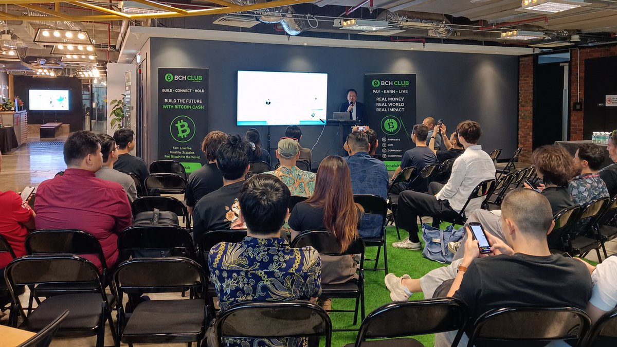BCHClubGlobal's tweet photo. 🎉 Happy 9th Anniversary of Bitcoin Cash Independence! 💚

Nine years ago today, Bitcoin Cash firmly chose the path of peer-to-peer electronic cash, adhering to scalability, low fees, fast confirmation, and accessibility for everyone, never compromising on the principle of permissionless payments.

Even more exciting is the official launch of the first offline BCH CLUB club in Kuala Lumpur, Malaysia on August 1, 2026! 🎊

This is a significant milestone in the development of the BCH CLUB community. Let's join hands to build the BCH ecosystem, connecting global consensus, technology, and capital, and jointly promote the prosperous development of BCHFi 2.0!

🪩https://t.co/Jk235Btgjq
#BitcoinCash #DAO #AI #Web3