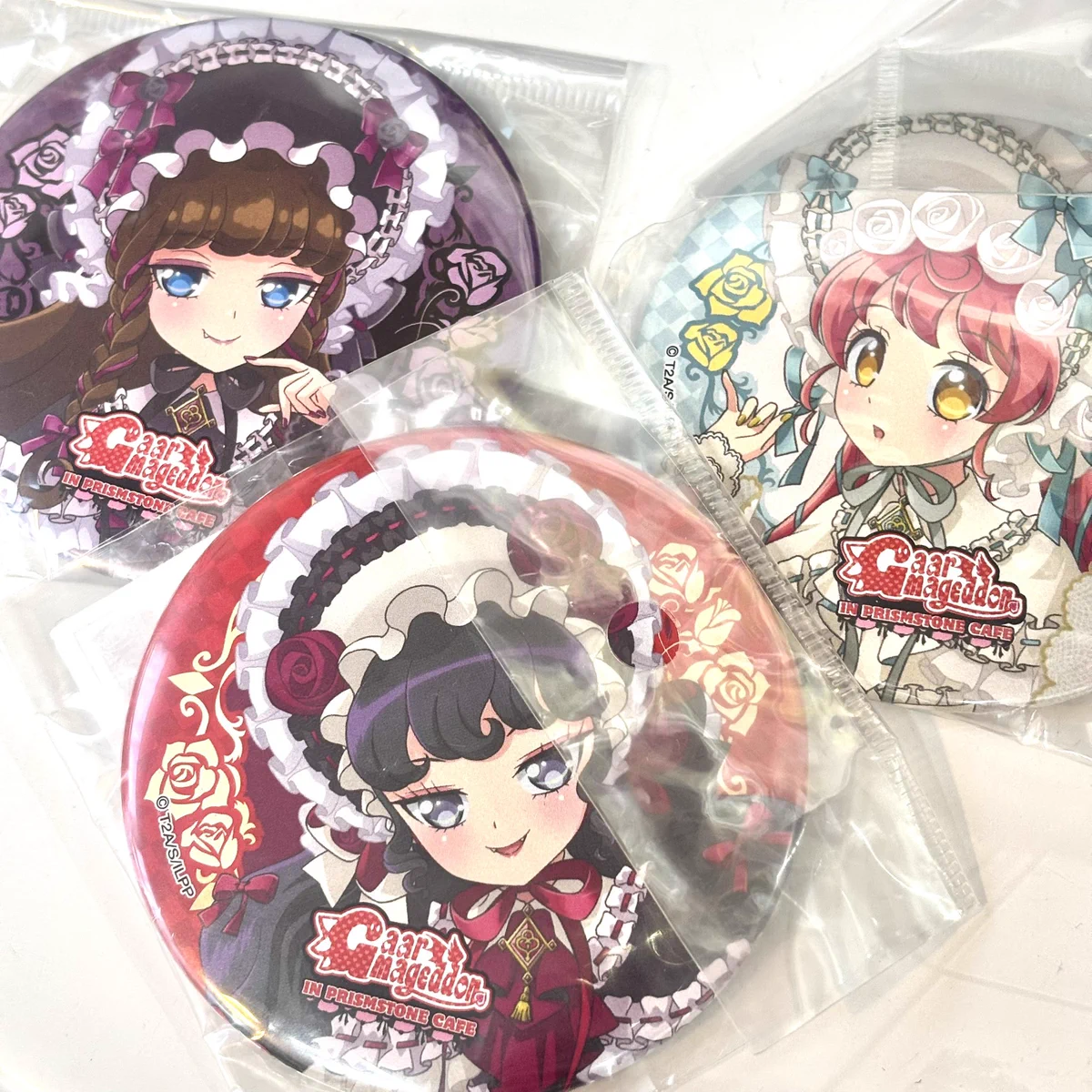 プリパラ　ぬいぐるみ　特典　ハート缶バッジ　ガァルマゲドン 夢織屋2号店「きゅ〜と」🎀女児グッズ専門店 على X: 