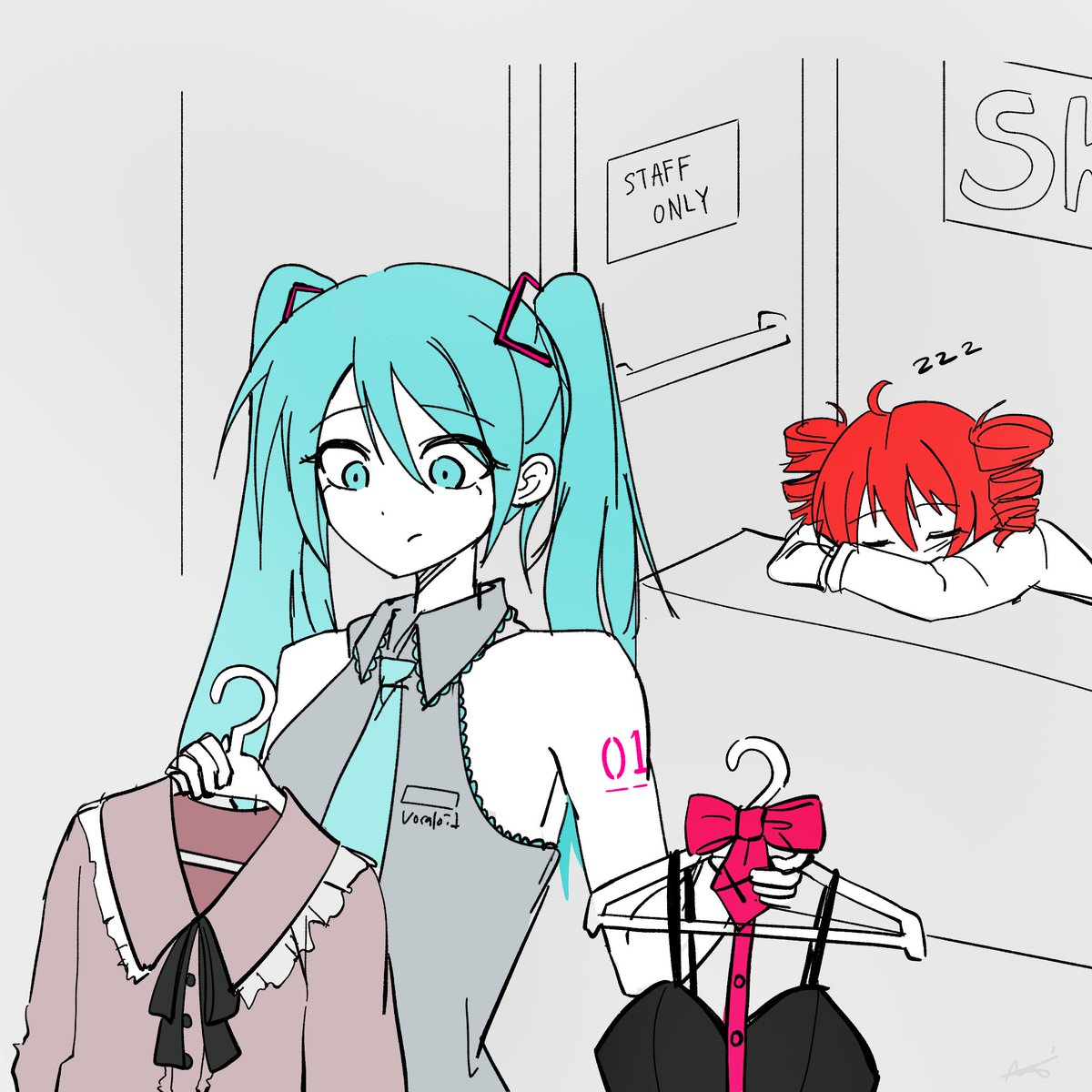nxi_7575's tweet photo. #miku #teto
🤔///😴 https://t.co/TcpSrD8ciH