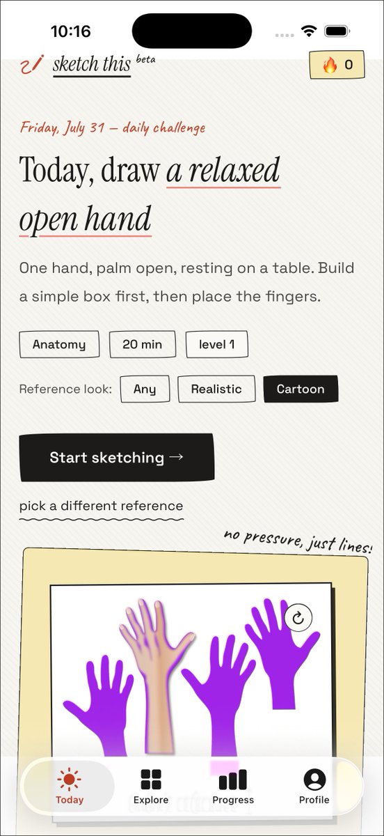 backspacz's tweet photo. SketchThis is an app that helps peopel get consistent at drawing. 

Follow and dm me to know when this comes out

This is an app made for the #drawingeverydaychallenge people that need responsibility

#UIUX  #indiehacker #drawingeverydaychallenge https://t.co/KOmhdPGs6Z