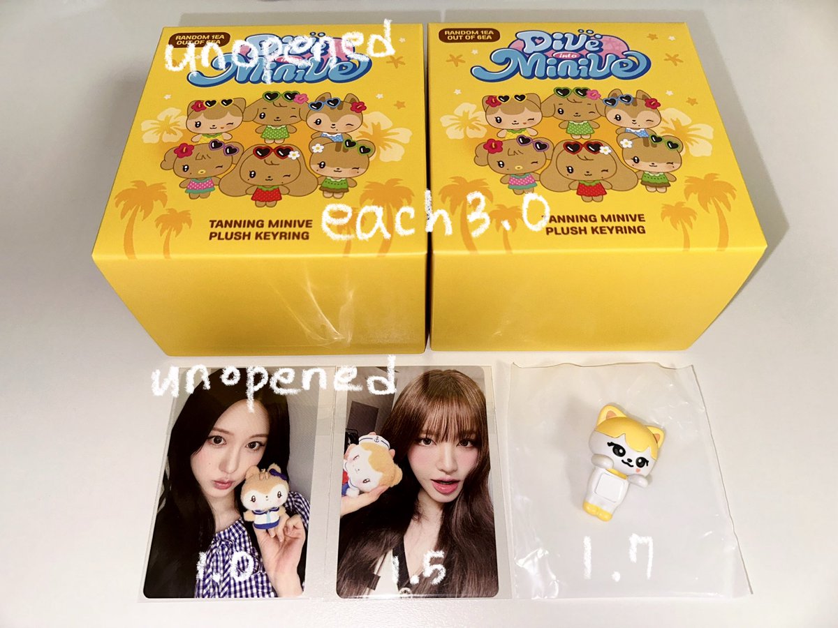 __luckittycat's tweet photo. 아이브 미니브 팝업 MD 양도
gs25, cu, 준등기 발송 가능
미개봉 제품=하자 책임 X
dm or kkt
https://t.co/jNr2XzCzrd

ive wts sell minive 태닝 히퍼 치즈 유진 가을 레이 원영 리즈 이서 이랑이 강안지 달이 체리 나오리 pob poca 마린룩 포카홀더 플러시 응원봉 참 대리구매 댈구 부채 띠부 덤 https://t.co/F7thW0Bw5A
