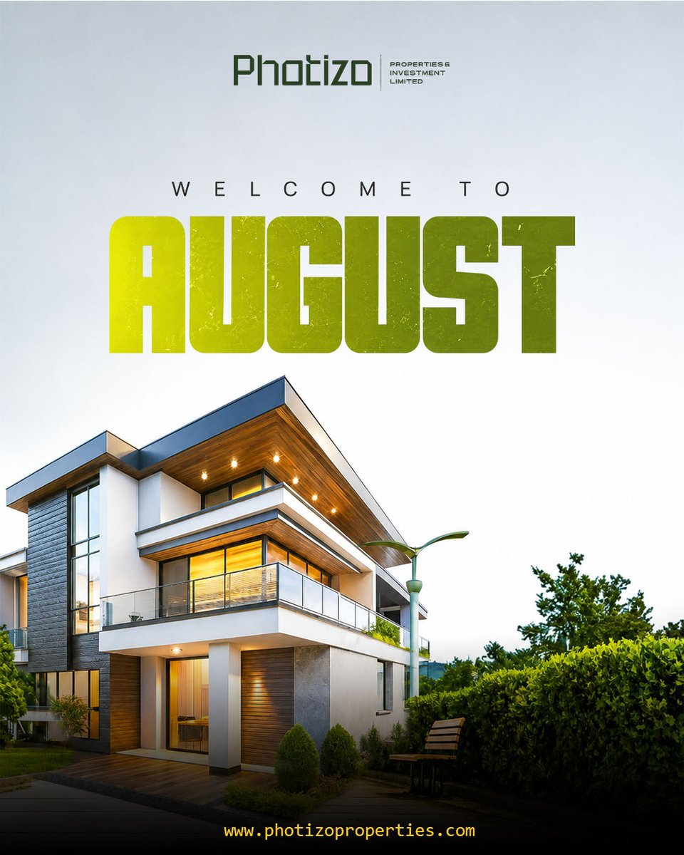 Photizo_Pro1's tweet photo. Welcome to August! 🌿🏡

A new month means new opportunities to invest, grow, and move closer to owning your dream home.

Let August be the month you make smarter real estate decisions with Photizo Properties.

Your future starts today. https://t.co/p5TrL1wcSi