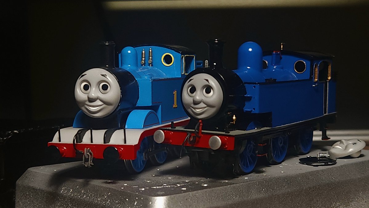 Greens_Trains's tweet photo. @RailsByGemini To be completely honest, whether I was going to even TRY to get him done for the Strasburg show was a total last second call. But I'm very proud of how he turned out and I'd be lying if I said I wasn't already missing him (all the more incentive to get my own done sooner!) https://t.co/giNorEGT8Q
