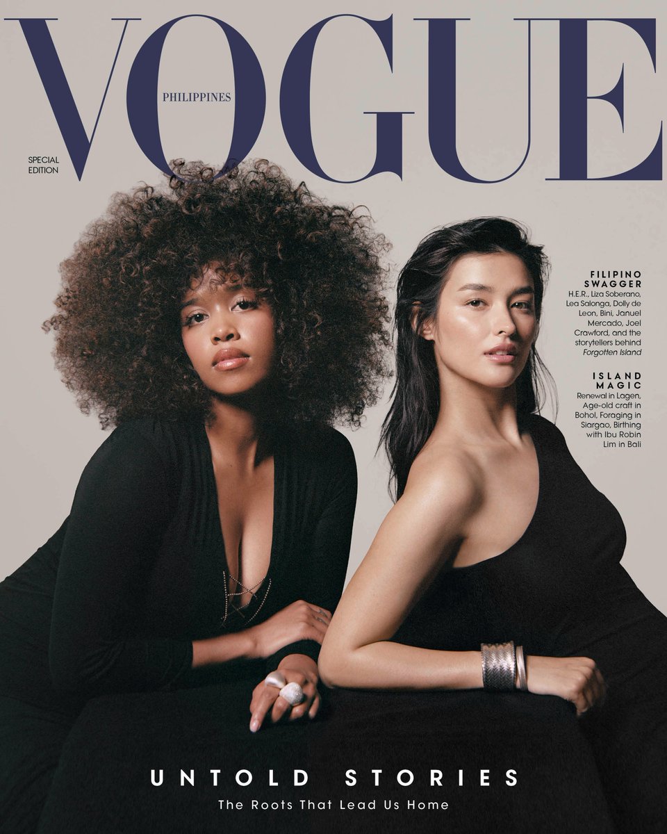 HERbrasiI's tweet photo. 📸| @HERmusicx e Liza Soberano na capa da VOGUE Filipinas. https://t.co/qh1oM3k2pI