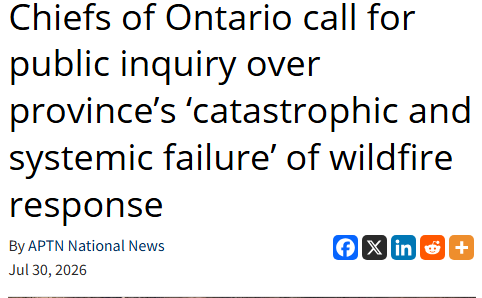 Freire1Pb's tweet photo. As a repugnant Jones hid hospitals' cost-cutting plans & diverted billions to private healthcare, Dunlop, Harris & Rickford declined First Nation leaders public inquiry into forest fires ravaging their communities as MPP Anand billed Ontarians $285K to rent a friend's office. https://t.co/PNgEIjNvbR