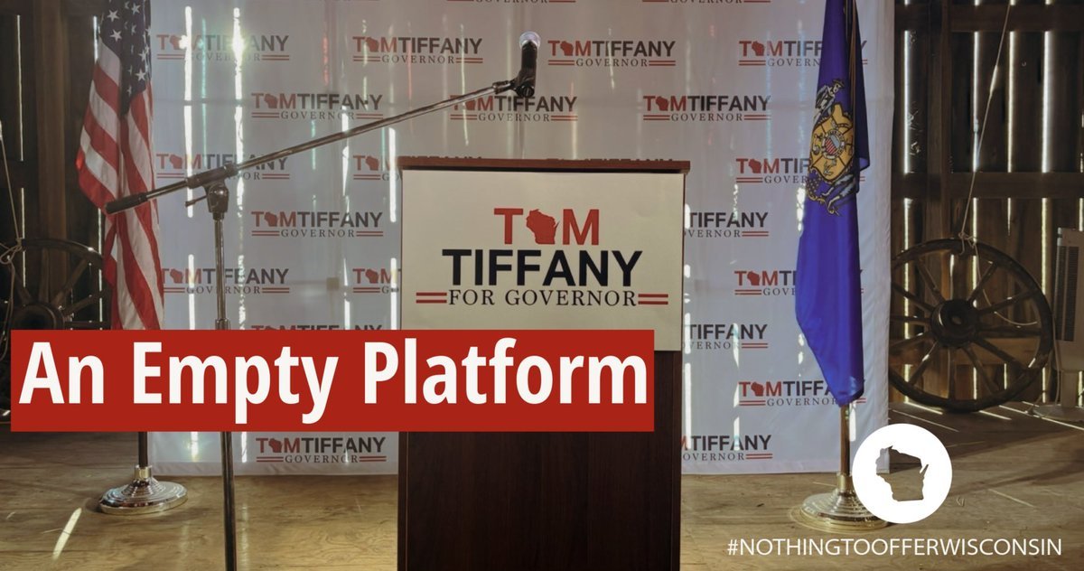 jnorcr's tweet photo. @TomTiffanyWI Notice that Tom won't talk about the real threats to #Wisconsin farmers:
📉Tight profit margins (cost of inputs)
💰Farm consolidation and factory farming
🏠Suburban growth and development
Tom's campaign is based on an #emptyplatform.
----
#SayNOtoTomTiffany https://t.co/UMYTTZaLTi