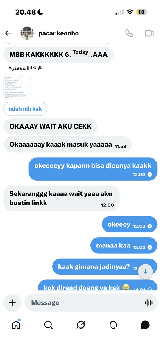 Jieunxyx's tweet photo. SCAAAAMMMMM!!! HATIHATI GUYSS 
Help rt #ScamAwareness https://t.co/bDWZbDqubt