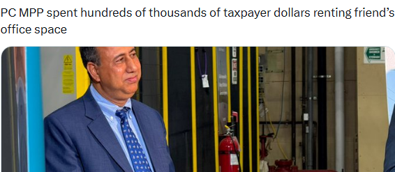 Freire1Pb's tweet photo. As a repugnant Jones hid hospitals' cost-cutting plans & diverted billions to private healthcare, Dunlop, Harris & Rickford declined First Nation leaders public inquiry into forest fires ravaging their communities as MPP Anand billed Ontarians $285K to rent a friend's office. https://t.co/PNgEIjNvbR