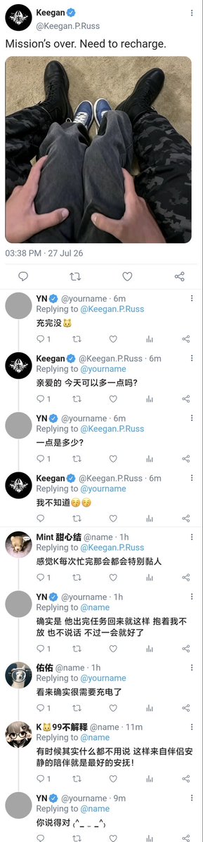 LYyuel's tweet photo. 【Keegan】 X上很火的网黄情侣博主16
食用指南：🐱/YN即你
写什么以个人喜好为主 不喜欢就别看了
ooc致歉   🈲男🈲wcn 
‼️预警：YN有猫塑设定  微量NSFW
素材均取自网络 侵权会删
#keegan #Keegan乙女 #cod乙女 #伪twi体 #ooc致歉 https://t.co/ndN2lZWpGw