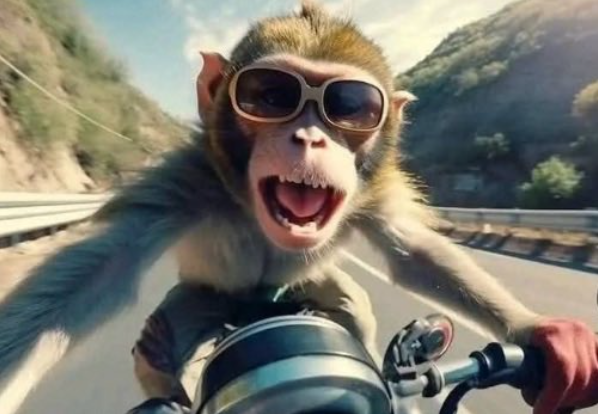 MonomarketX's tweet photo. ¡En #MonoMarket vamos a toda velocidad! 🏍️🐒

Fotografía: @_tattarrattat_ https://t.co/BvbAFB6Fcq