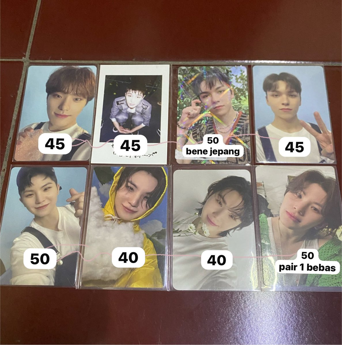 Pikachu0999_'s tweet photo. caratdeul !! aku ada wts photocard, all good condition, bisa via oren. dm for detail ya 🥰

#photocard #kpopers #carat #SEVENTEEN조슈아 #wts https://t.co/bE3T6y45cw