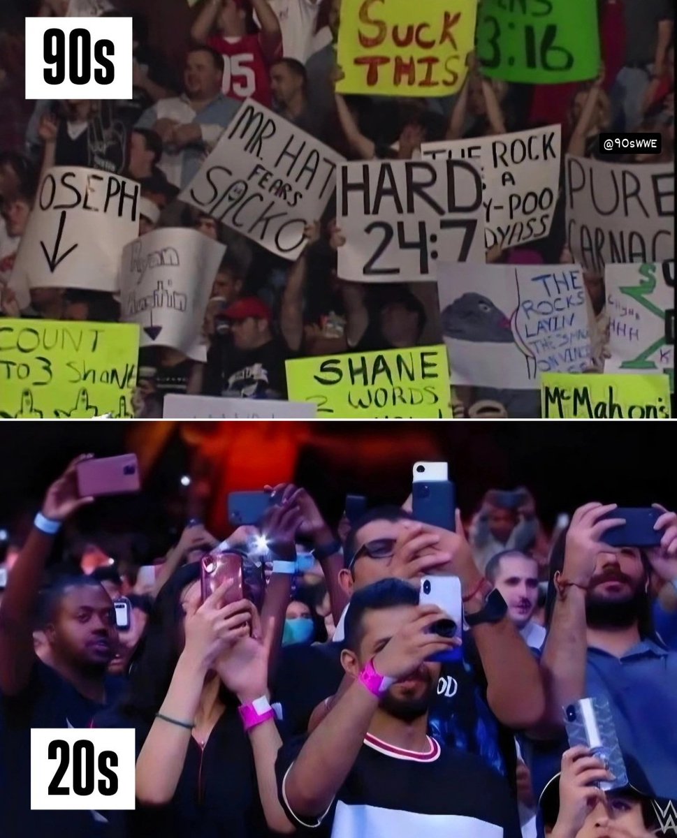 90sWWE's tweet photo. Different times. https://t.co/7nYeZeMPZM