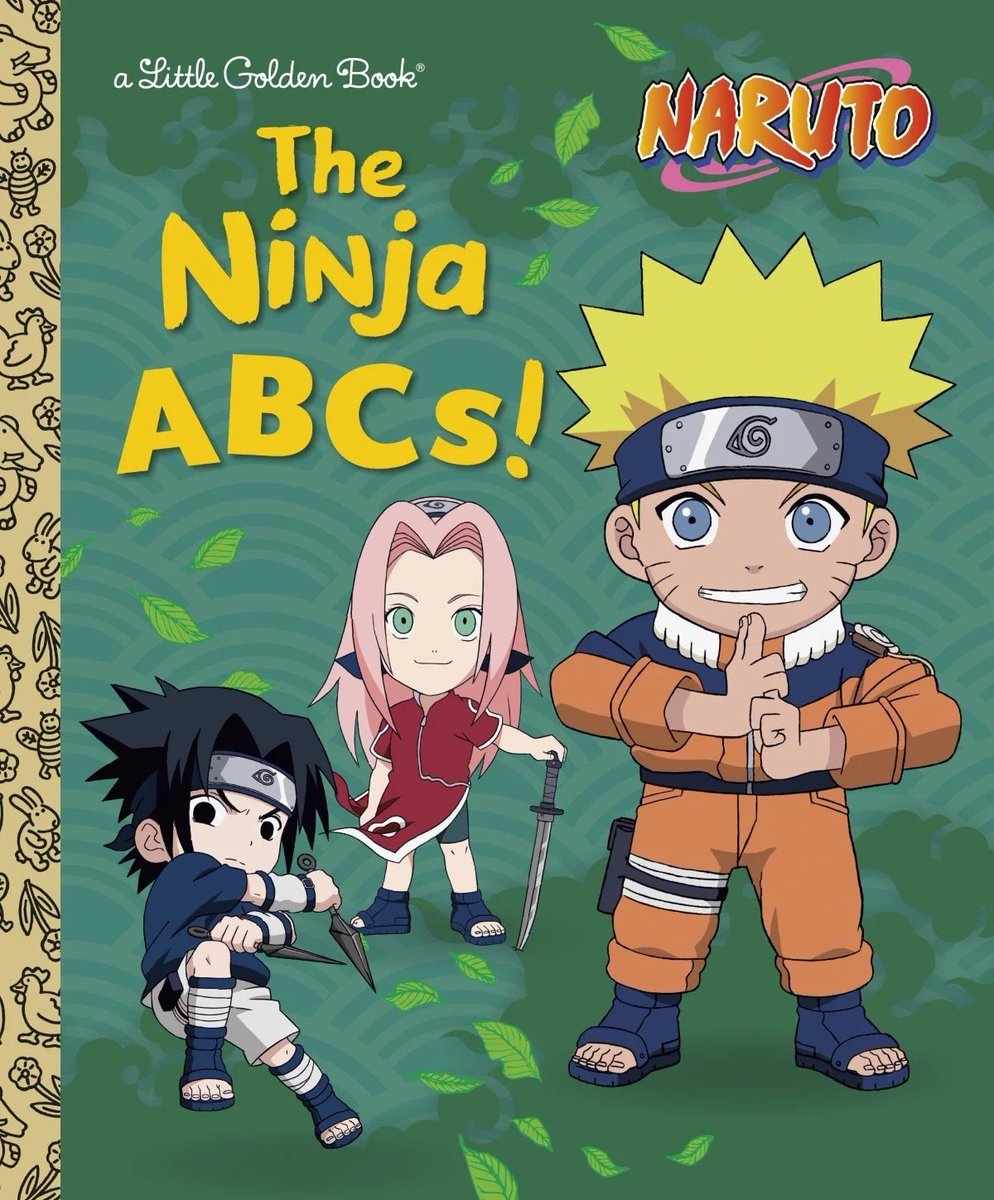 NaruBoruNews's tweet photo. "NARUTO" Joins the Little Golden Books Series

The popular series “NARUTO” is joining the “Little Golden Book” children’s picture book series.

📖 It will be published as "The Ninja ABCs", a Naruto-themed picture book designed to help children learn the alphabet.

🛒 It is scheduled to go on sale primarily in the North American market as a new book title for fans. https://t.co/ogeqmwHENa