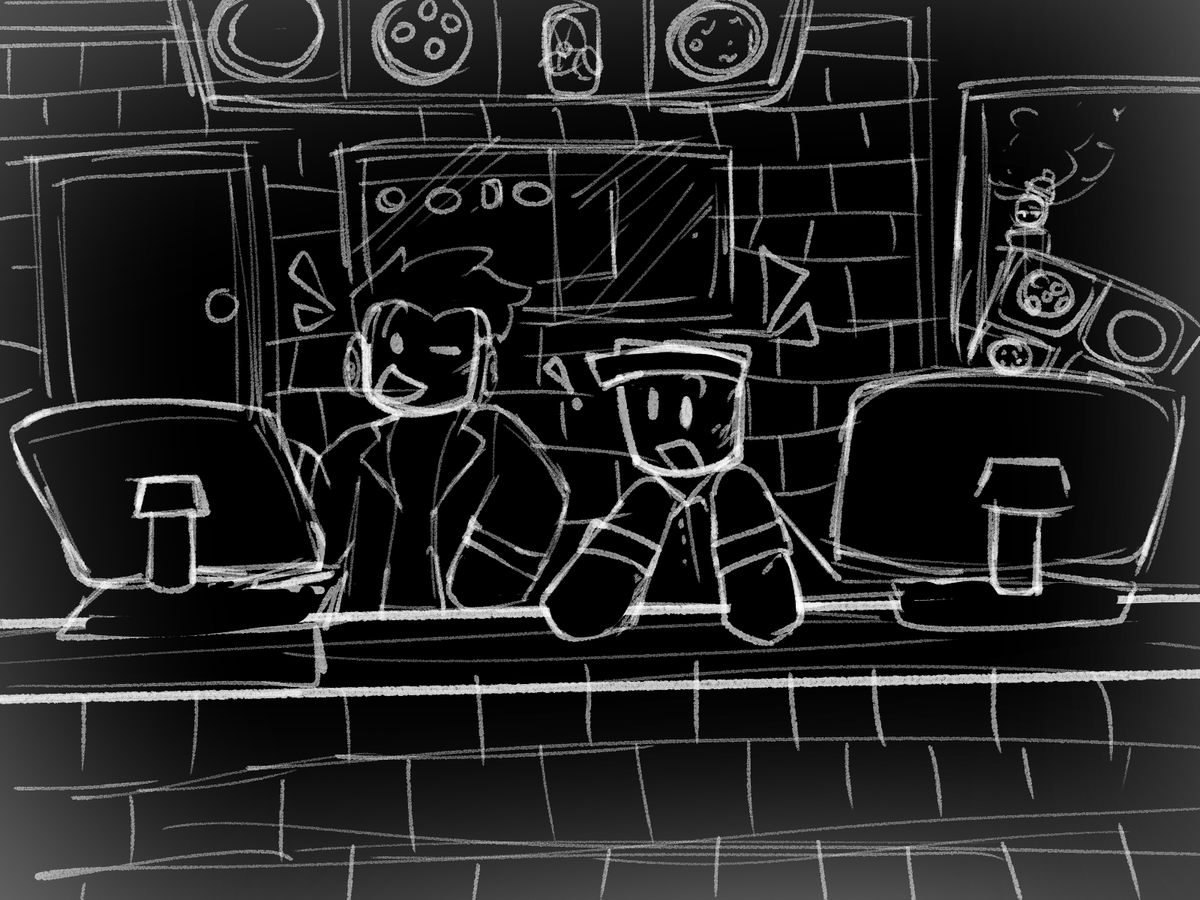 CrumblePuppz's tweet photo. "When times were easier. When it was just simply working at a pizza place." // #ForsakenLoadingContest HIII! Its me, Bunny. I saw this contest.. and knew I had to join it. As for the requirements.... My Roblox user is "Bunnyyb1tez", and discord is ".Bunnyyb1tes." :D https://t.co/742DNmB3OY