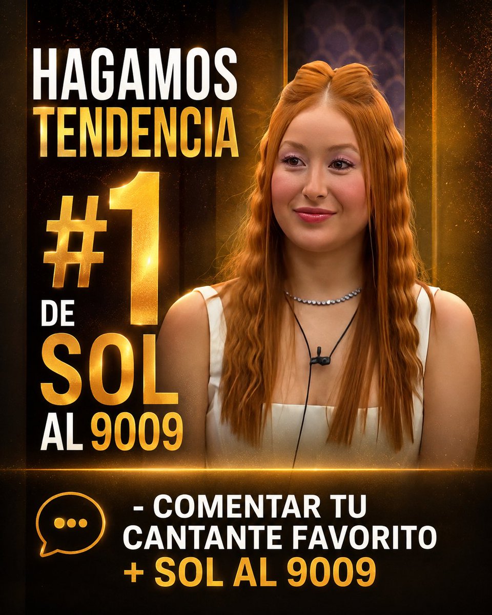 eternasund's tweet photo. AMADOS COMENTEN: 
"SOL AL 9009"

#granhermano #GranHermanoGeneraciónDorada https://t.co/Lg7CnDlDIc