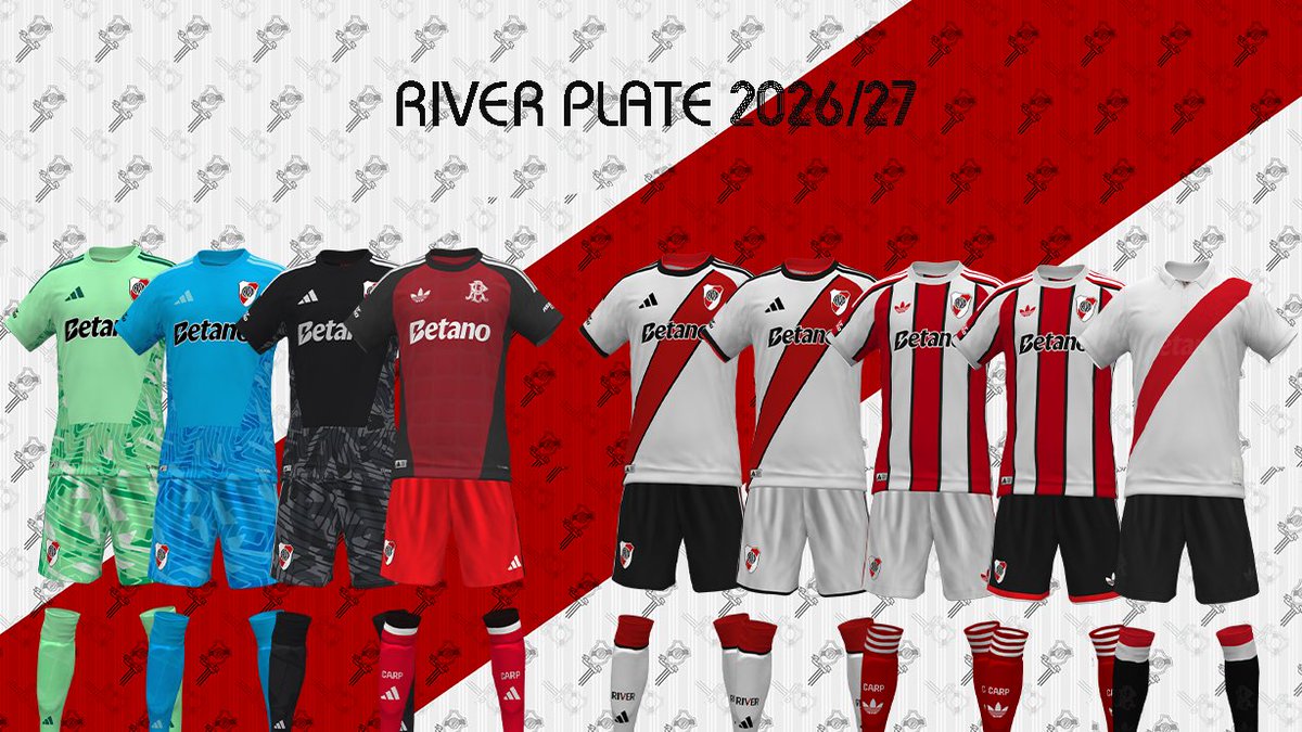 DanielCastes's tweet photo. Kit River 2026/27 #River #Riverplate #eFootballPES2021 #eFootball2022 #kit #kitriver #kitspes #Camisetariver #PES2020 #PES2021 #PES
https://t.co/2UJC6esJ55
https://t.co/aII1vIBl5g
@EditemosPES
@pes_patch
@tiger_pes https://t.co/uYJ1ubVdfq