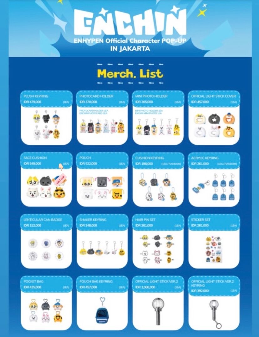 ilovjakez's tweet photo. The Jakey Face Cushion sold out on the first day of the ENCHIN pop-up in Jakarta yesterday!🤍

#JAKE #제이크 #JAKEY https://t.co/2E1KwVlYXt