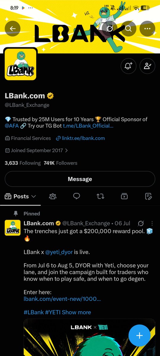 JasonRoy442561's tweet photo. @LBank_Exchange @yeti_dyor Good Project 
@ssvq_o 
@djdxmusic 
@jdbarker 
#LBank https://t.co/3u3yW3jBXr